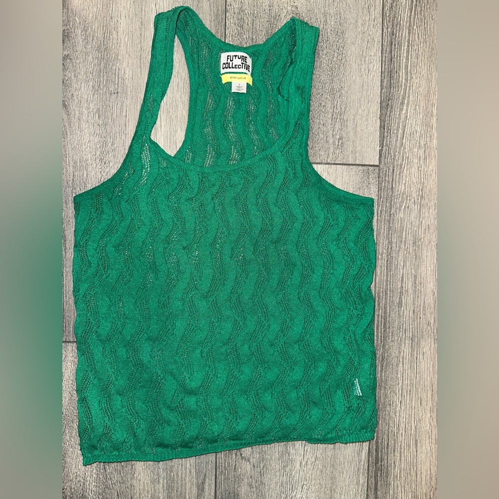 Green Women's Tank and skirt